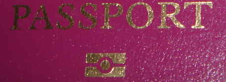 RFID logo on UK passport cover