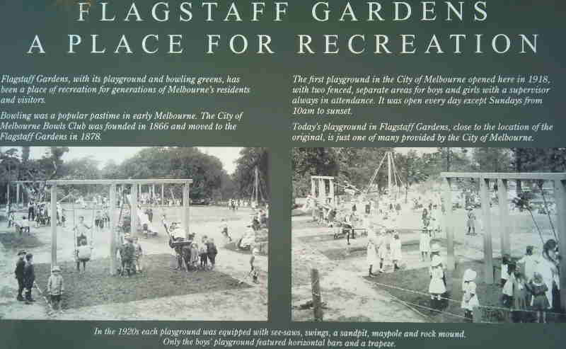 gender segregated playground in 1918