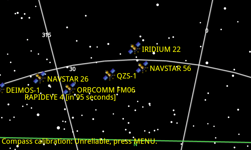 Satellite map from Satellite AR