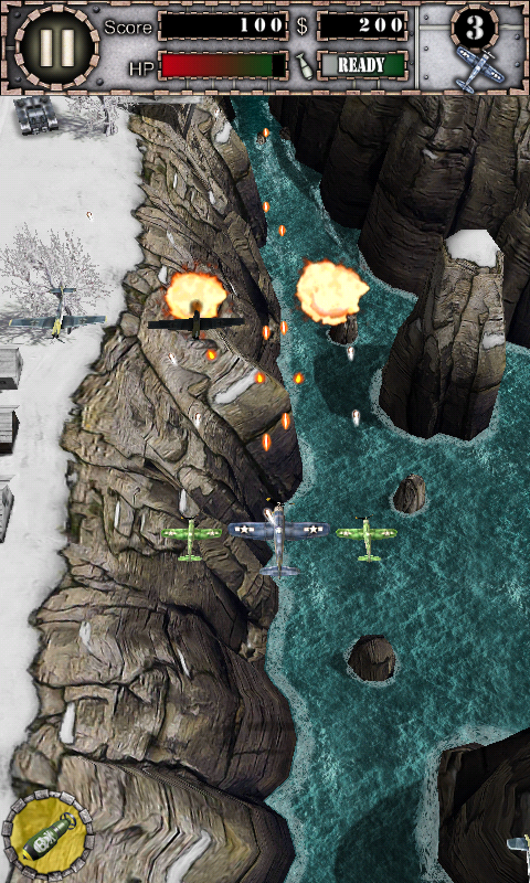 Air Attack HD game, clone of 1942